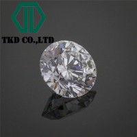 Wholesale Polished 1 carat DEF Color HPHT CVD Round  Lab Diamond For Diamond Ring Wedding