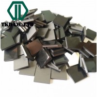 Poly-crystalline Diamond Square Tungsten Carbide substrate blanks PCD stone Cutter Insert for stone cutting Blade