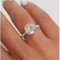 Wholesale Polished 1 carat DEF Color HPHT CVD Round Lab Diamond Women Rings Jewelry Diamonds