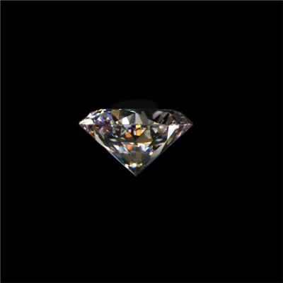 White cvd polished lab grown loose diamond 1.5 carat with round brilliant cut with presdium III test pen shows natural diamond